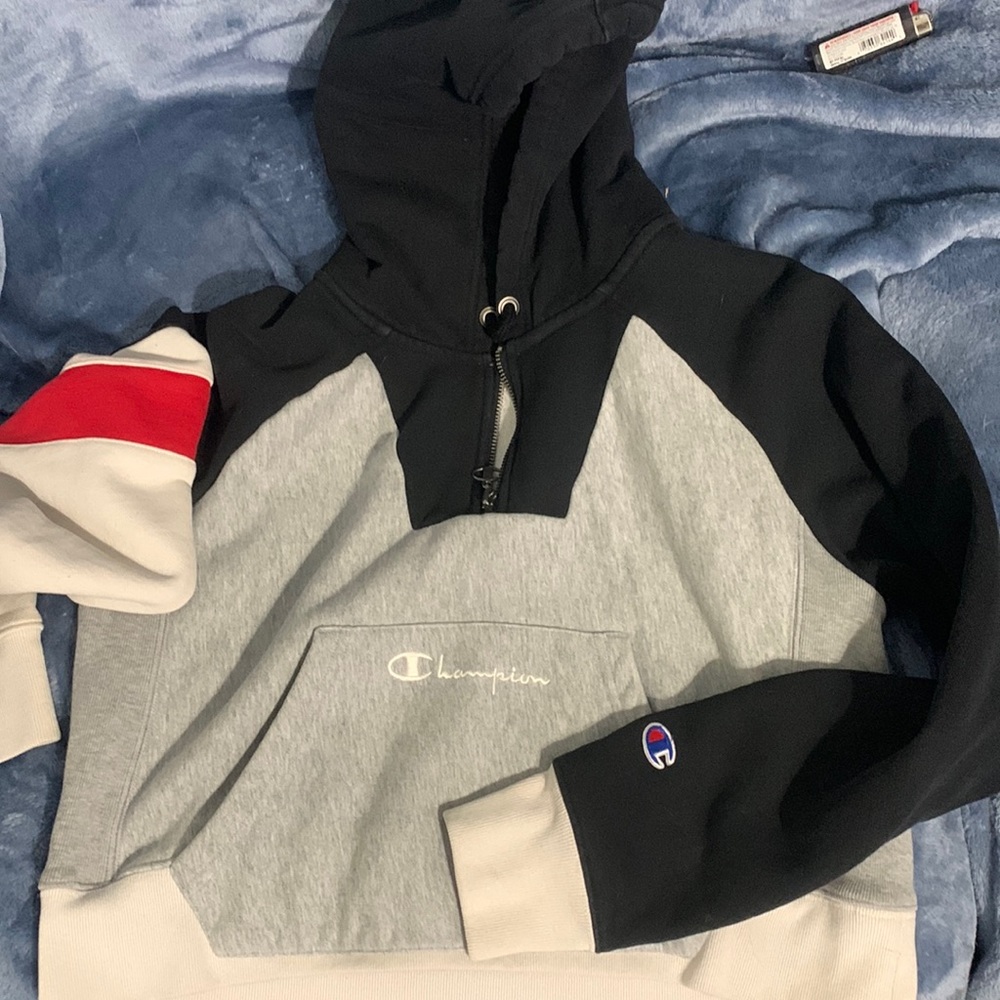 Cropped champion hoodie
